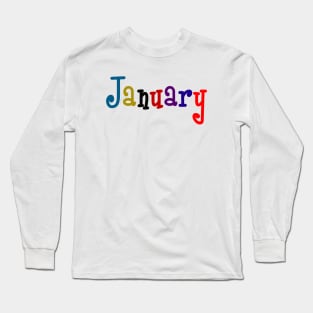 january Long Sleeve T-Shirt